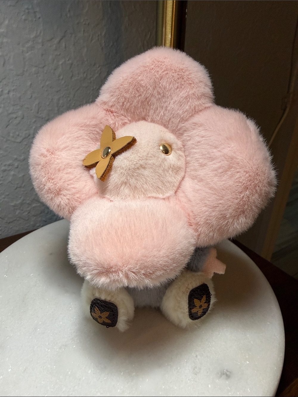 Plush Flower Bag Charm